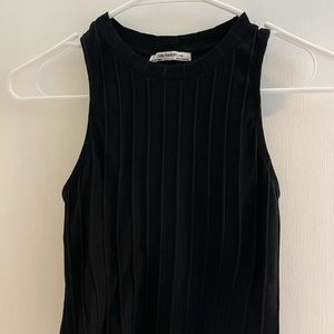 Zara brand, black tank top, size S